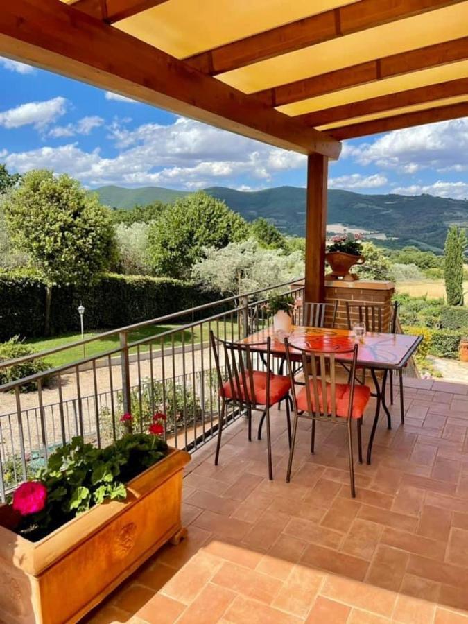 Ferienwohnung La Posta Di Bacco Gualdo Cattaneo Exterior foto